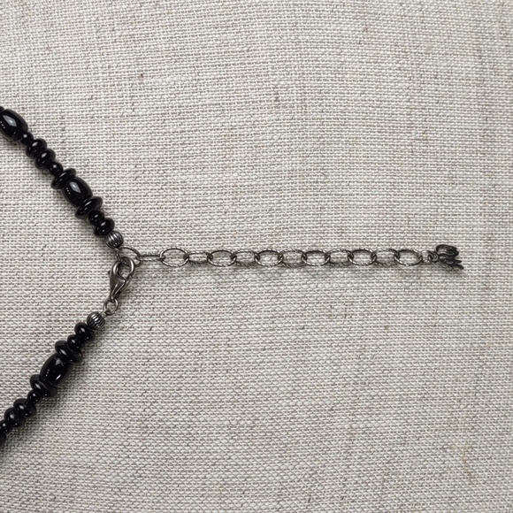 Carolyn Pollack Relios Black Onyx Necklace w/Enhancer Pendant - Picture 5 of 11